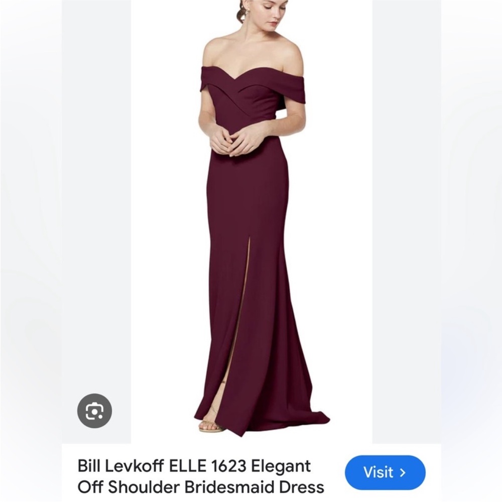 Bill Levkoff Off the Shoulder Dress